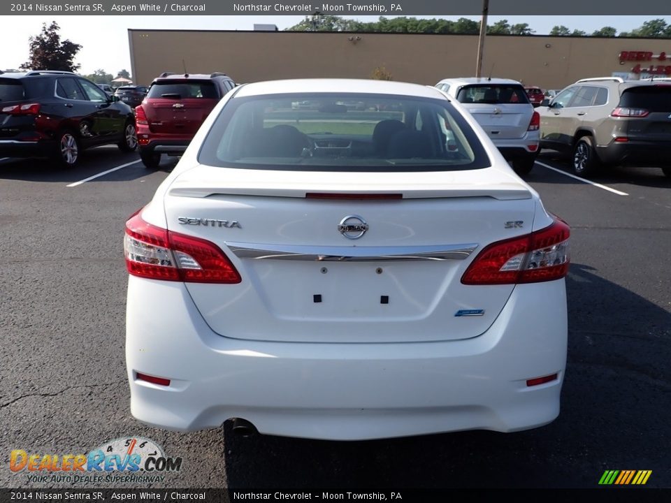 2014 Nissan Sentra SR Aspen White / Charcoal Photo #3