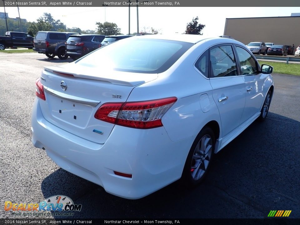 2014 Nissan Sentra SR Aspen White / Charcoal Photo #4