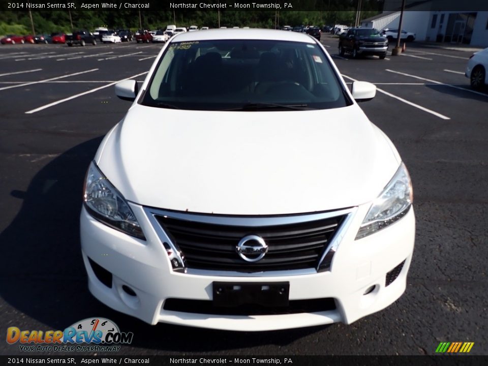 2014 Nissan Sentra SR Aspen White / Charcoal Photo #6