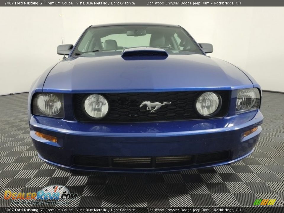 2007 Ford Mustang GT Premium Coupe Vista Blue Metallic / Light Graphite Photo #3