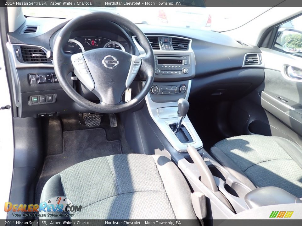 2014 Nissan Sentra SR Aspen White / Charcoal Photo #10