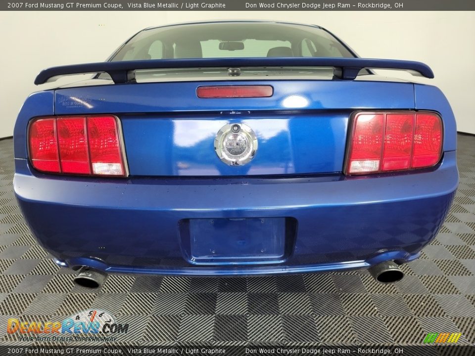 2007 Ford Mustang GT Premium Coupe Vista Blue Metallic / Light Graphite Photo #7