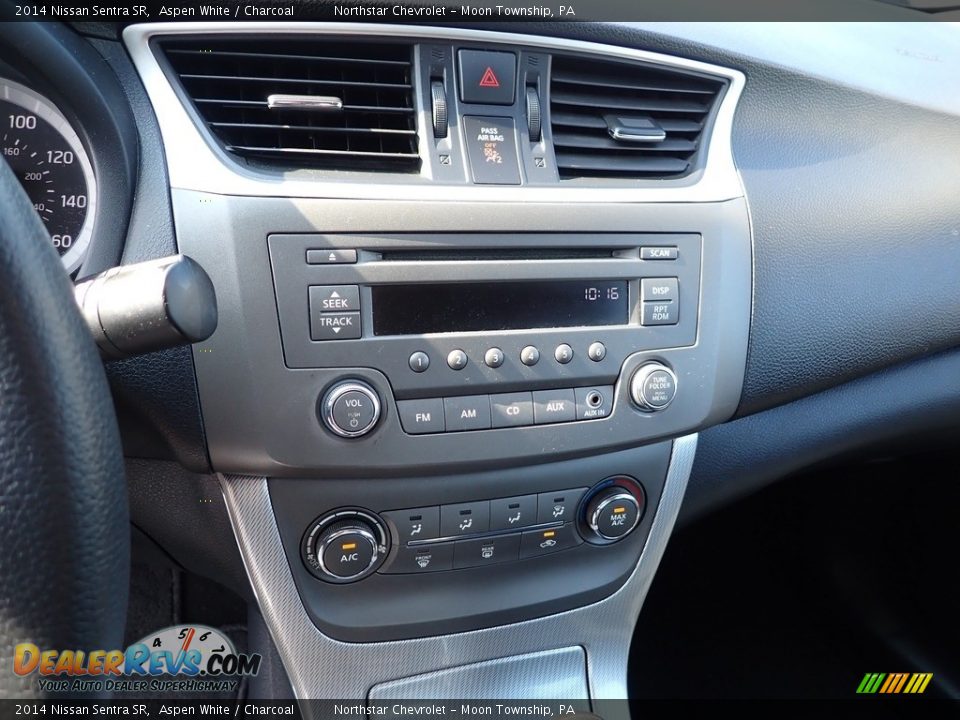 2014 Nissan Sentra SR Aspen White / Charcoal Photo #13