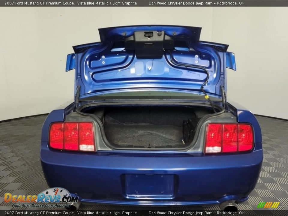 2007 Ford Mustang GT Premium Coupe Vista Blue Metallic / Light Graphite Photo #10