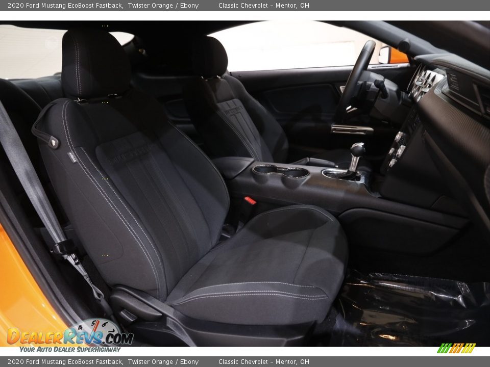 Front Seat of 2020 Ford Mustang EcoBoost Fastback Photo #13