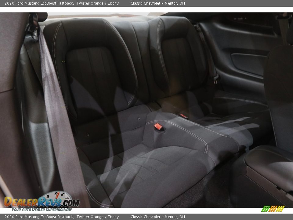 Rear Seat of 2020 Ford Mustang EcoBoost Fastback Photo #14