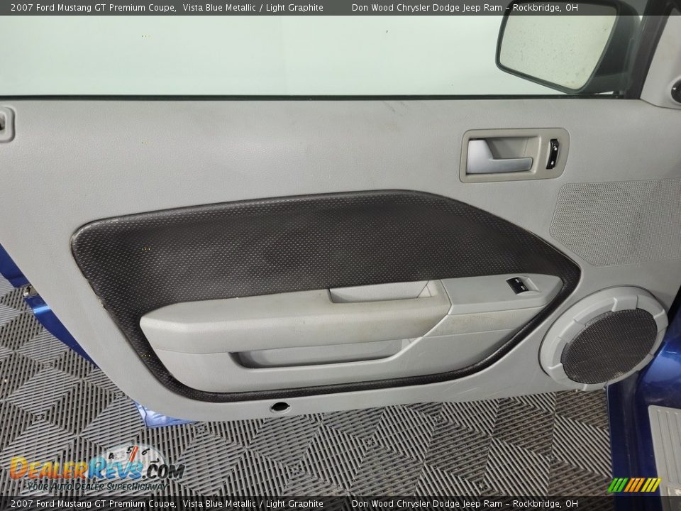 2007 Ford Mustang GT Premium Coupe Vista Blue Metallic / Light Graphite Photo #13