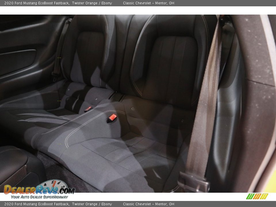 Rear Seat of 2020 Ford Mustang EcoBoost Fastback Photo #15
