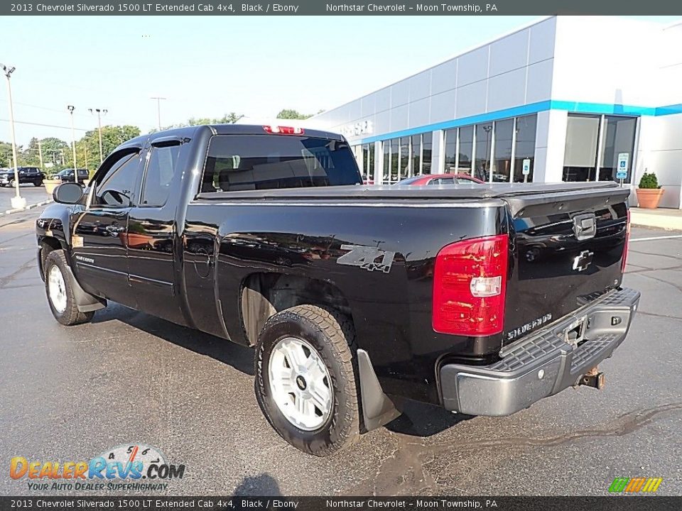 2013 Chevrolet Silverado 1500 LT Extended Cab 4x4 Black / Ebony Photo #4