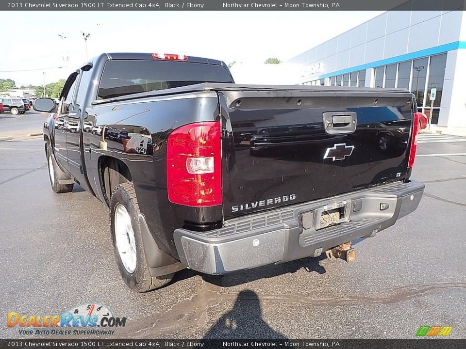 2013 Chevrolet Silverado 1500 LT Extended Cab 4x4 Black / Ebony Photo #5