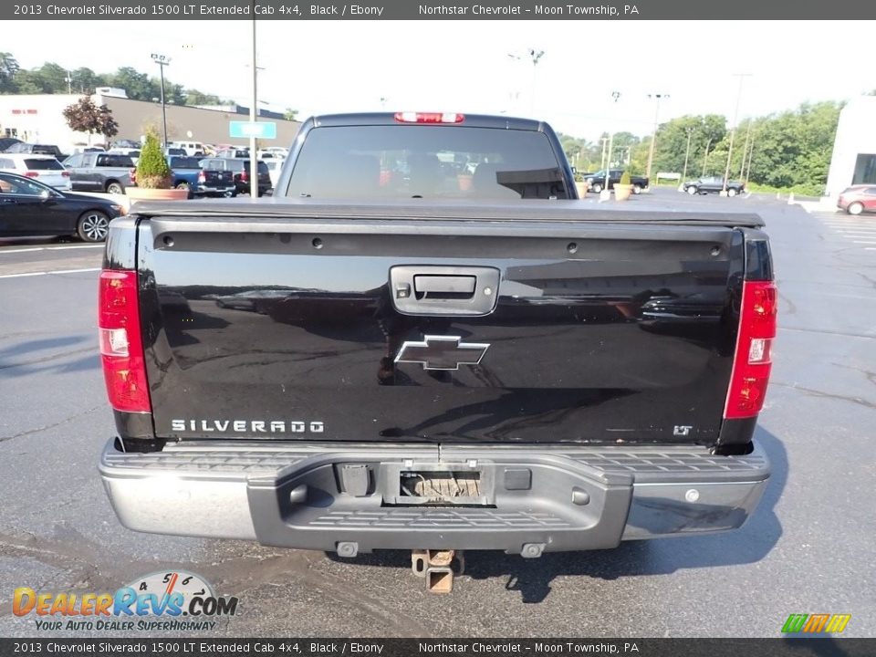 2013 Chevrolet Silverado 1500 LT Extended Cab 4x4 Black / Ebony Photo #6