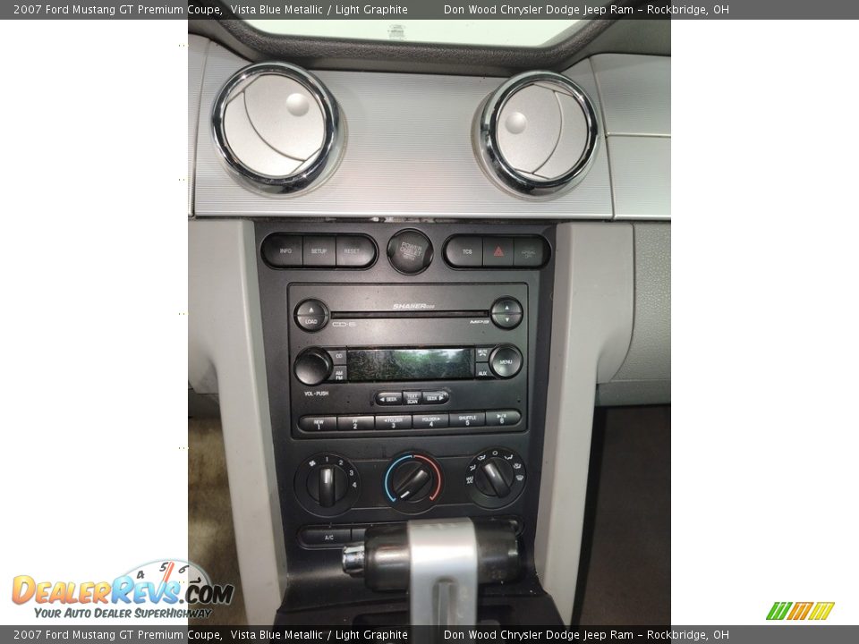 2007 Ford Mustang GT Premium Coupe Vista Blue Metallic / Light Graphite Photo #17