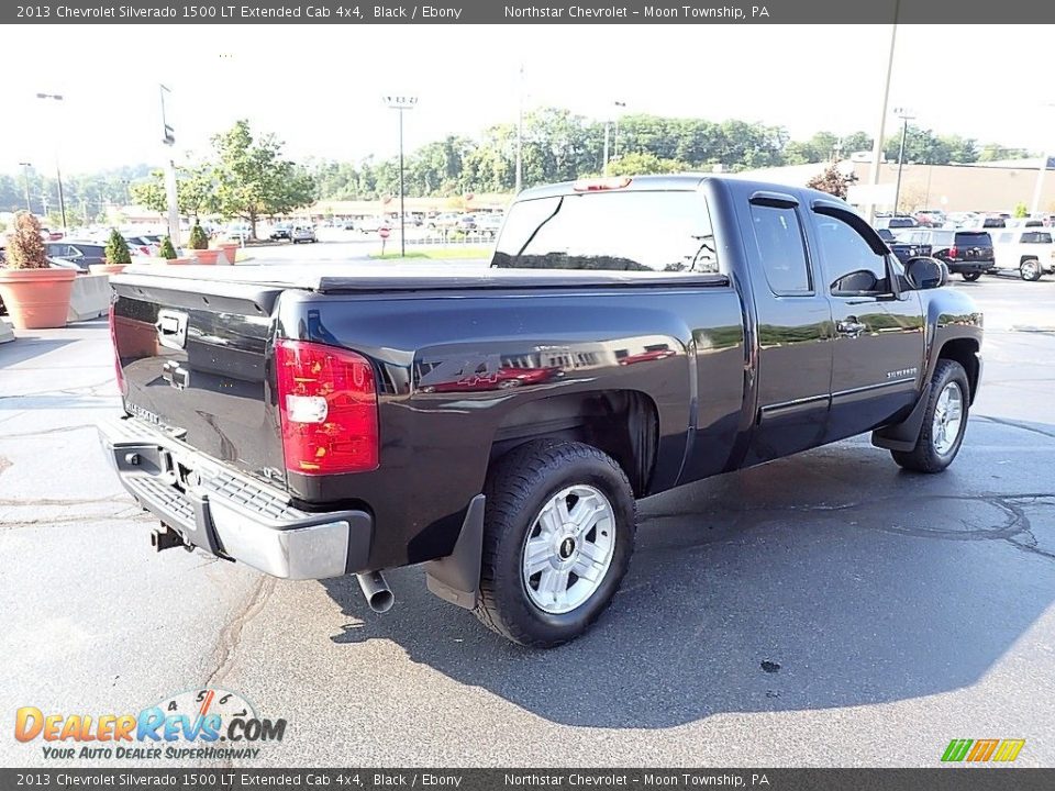 2013 Chevrolet Silverado 1500 LT Extended Cab 4x4 Black / Ebony Photo #8