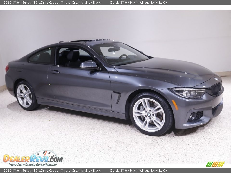 2020 BMW 4 Series 430i xDrive Coupe Mineral Grey Metallic / Black Photo #1