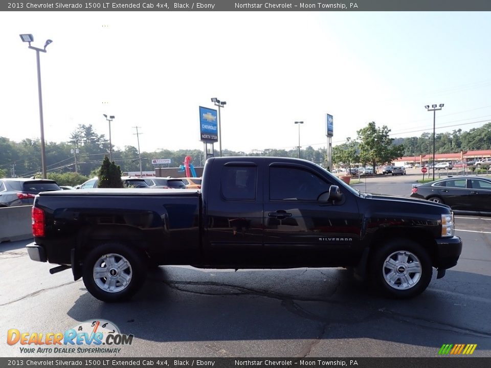 2013 Chevrolet Silverado 1500 LT Extended Cab 4x4 Black / Ebony Photo #9