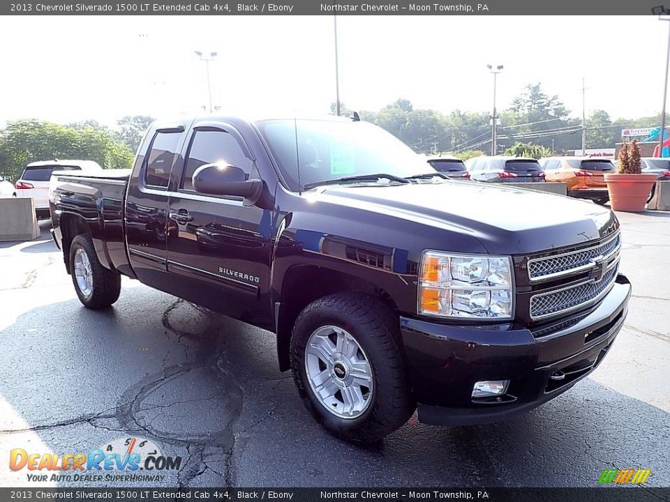 2013 Chevrolet Silverado 1500 LT Extended Cab 4x4 Black / Ebony Photo #10