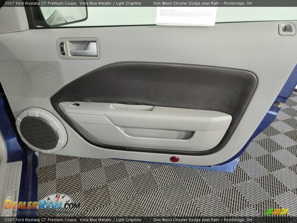 2007 Ford Mustang GT Premium Coupe Vista Blue Metallic / Light Graphite Photo #21