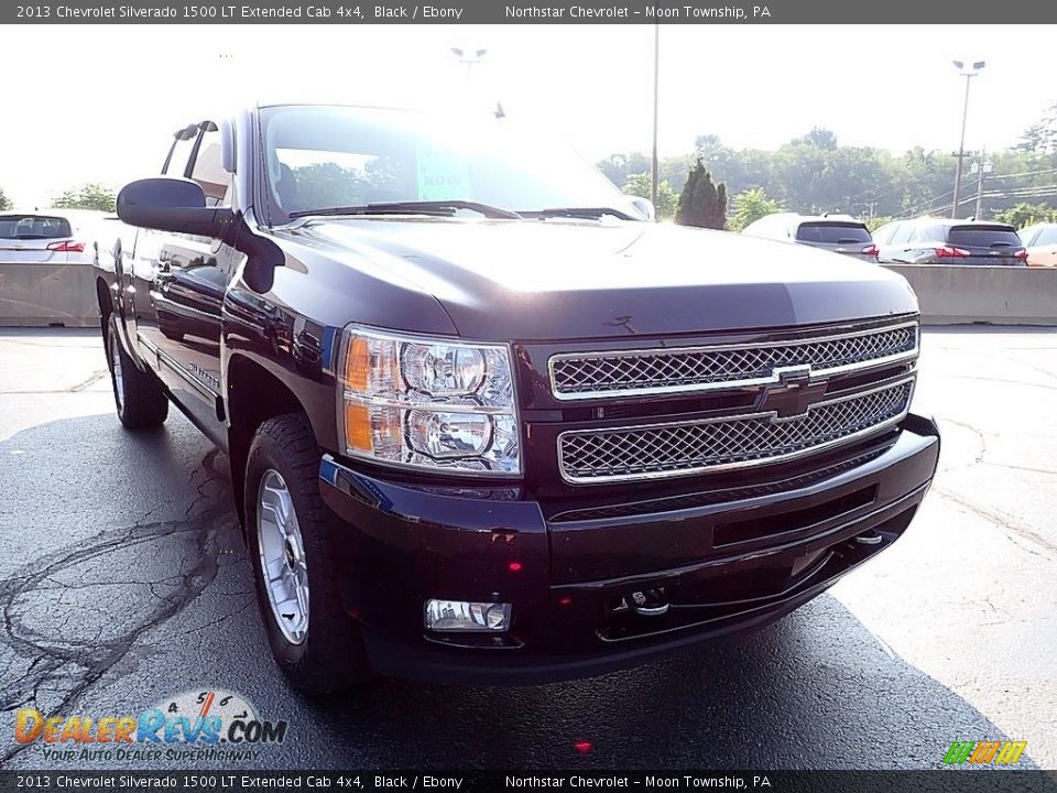 2013 Chevrolet Silverado 1500 LT Extended Cab 4x4 Black / Ebony Photo #11