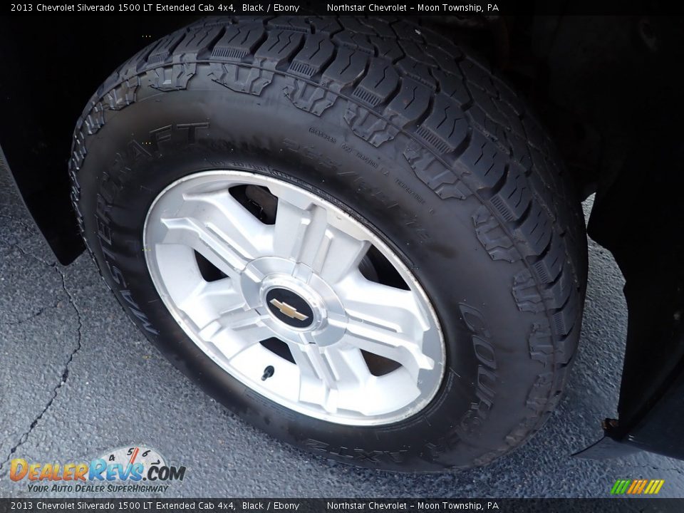 2013 Chevrolet Silverado 1500 LT Extended Cab 4x4 Black / Ebony Photo #13