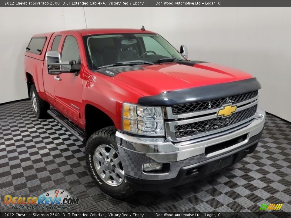 2012 Chevrolet Silverado 2500HD LT Extended Cab 4x4 Victory Red / Ebony Photo #2