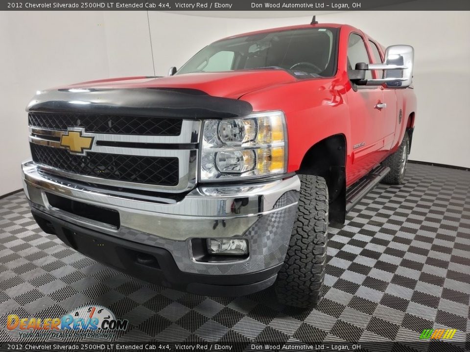 2012 Chevrolet Silverado 2500HD LT Extended Cab 4x4 Victory Red / Ebony Photo #4