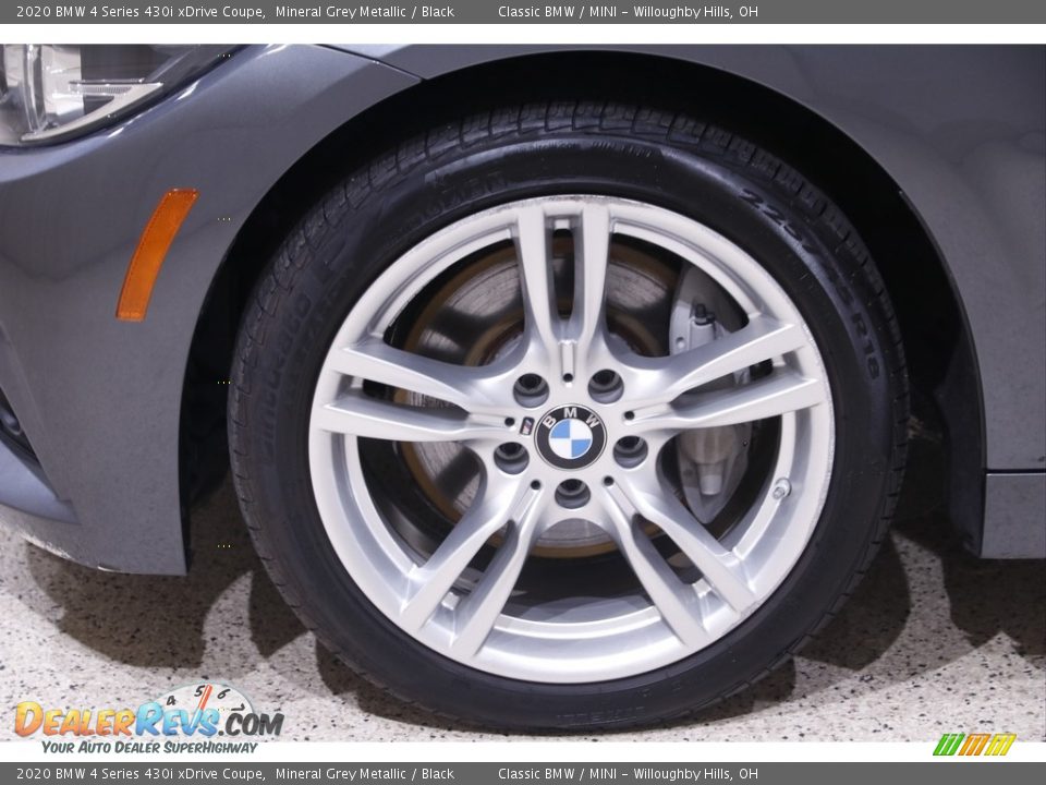 2020 BMW 4 Series 430i xDrive Coupe Mineral Grey Metallic / Black Photo #24