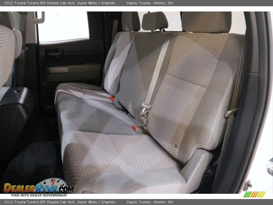 2012 Toyota Tundra SR5 Double Cab 4x4 Super White / Graphite Photo #14