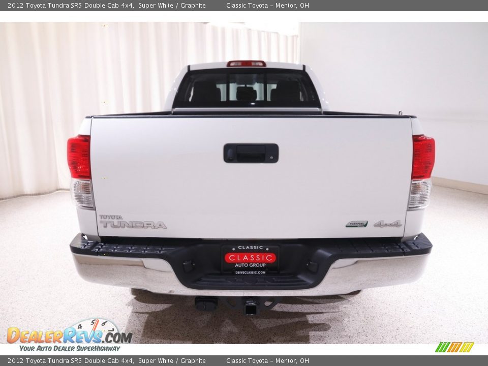 2012 Toyota Tundra SR5 Double Cab 4x4 Super White / Graphite Photo #15