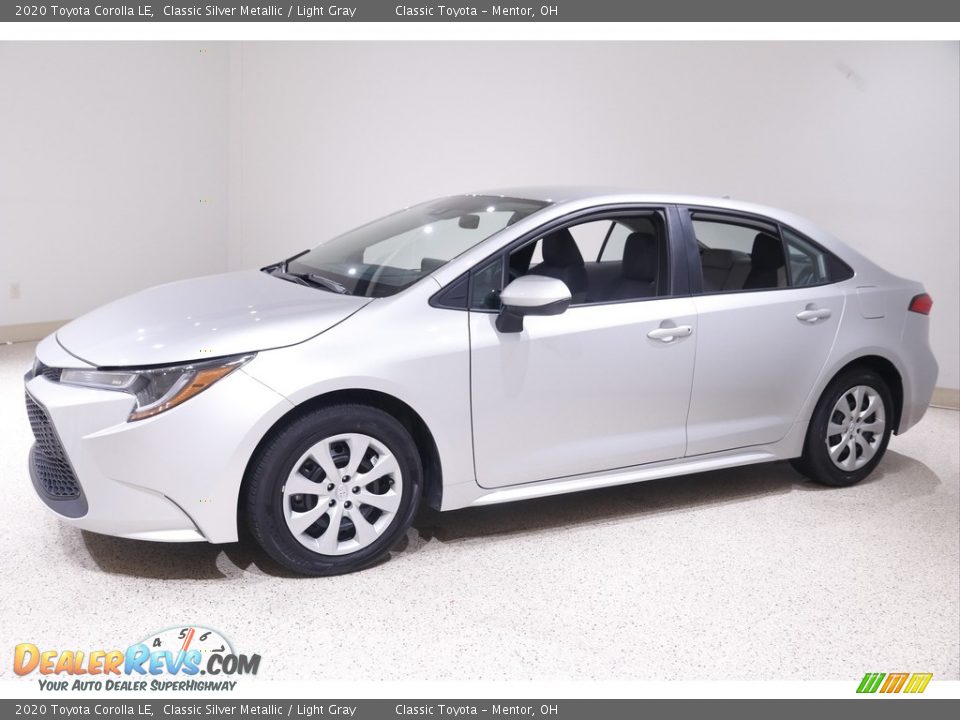 2020 Toyota Corolla LE Classic Silver Metallic / Light Gray Photo #3