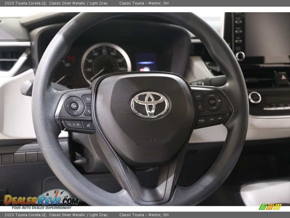 2020 Toyota Corolla LE Classic Silver Metallic / Light Gray Photo #7