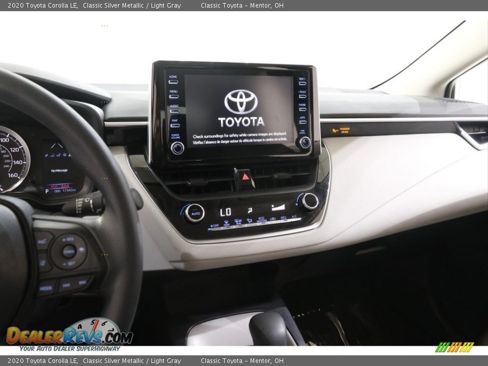 2020 Toyota Corolla LE Classic Silver Metallic / Light Gray Photo #9