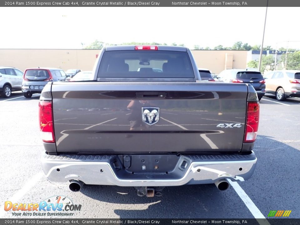 2014 Ram 1500 Express Crew Cab 4x4 Granite Crystal Metallic / Black/Diesel Gray Photo #3