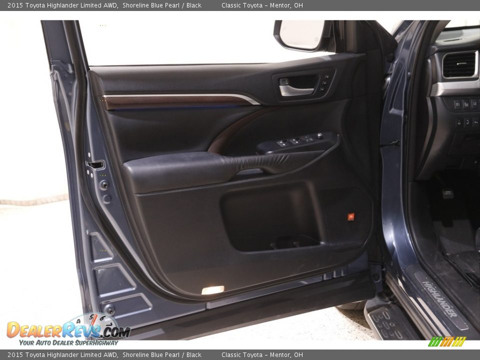 2015 Toyota Highlander Limited AWD Shoreline Blue Pearl / Black Photo #4