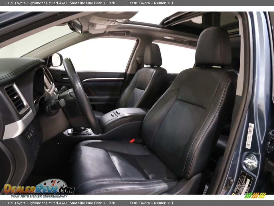 2015 Toyota Highlander Limited AWD Shoreline Blue Pearl / Black Photo #5