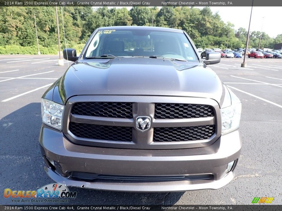 2014 Ram 1500 Express Crew Cab 4x4 Granite Crystal Metallic / Black/Diesel Gray Photo #6