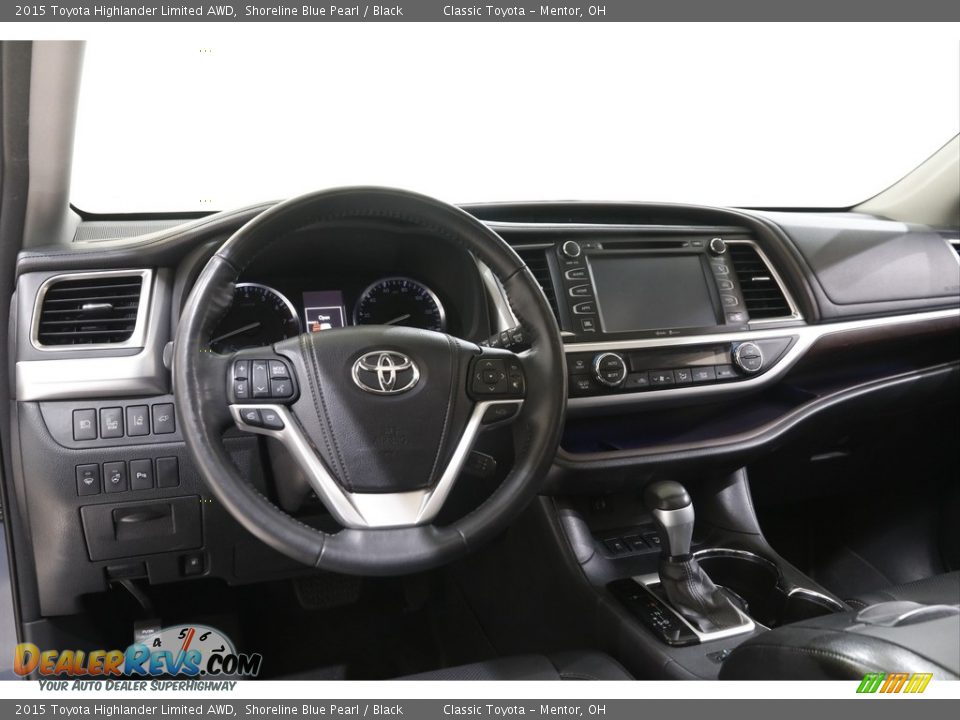 2015 Toyota Highlander Limited AWD Shoreline Blue Pearl / Black Photo #6