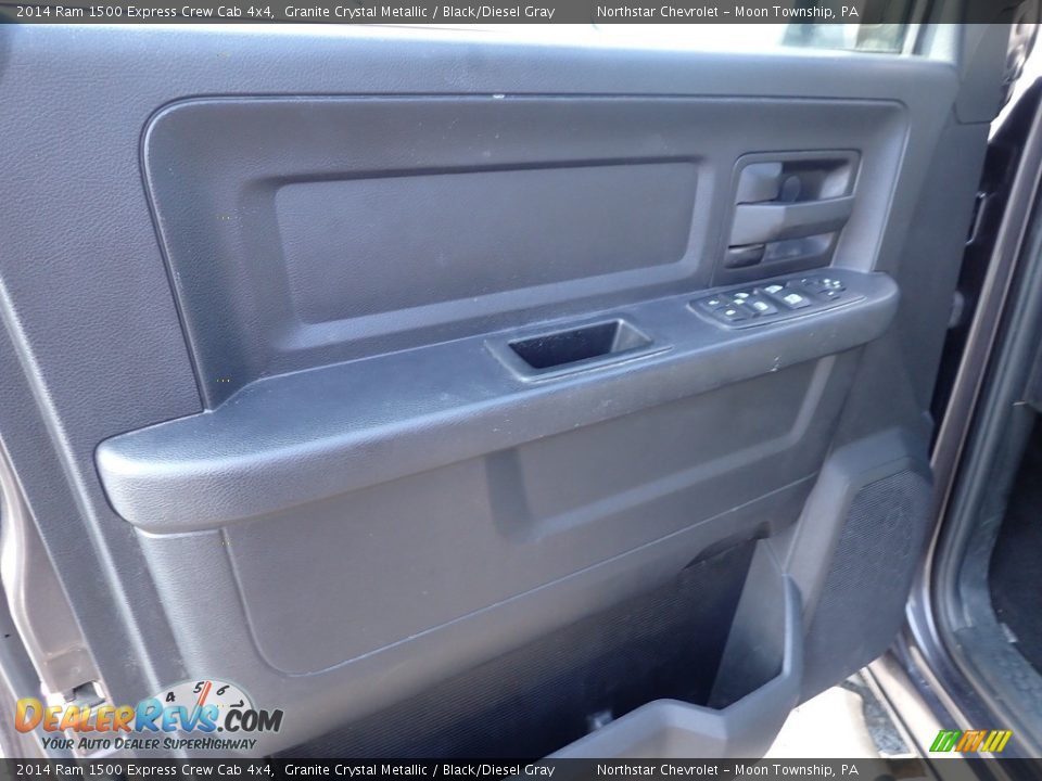 2014 Ram 1500 Express Crew Cab 4x4 Granite Crystal Metallic / Black/Diesel Gray Photo #11