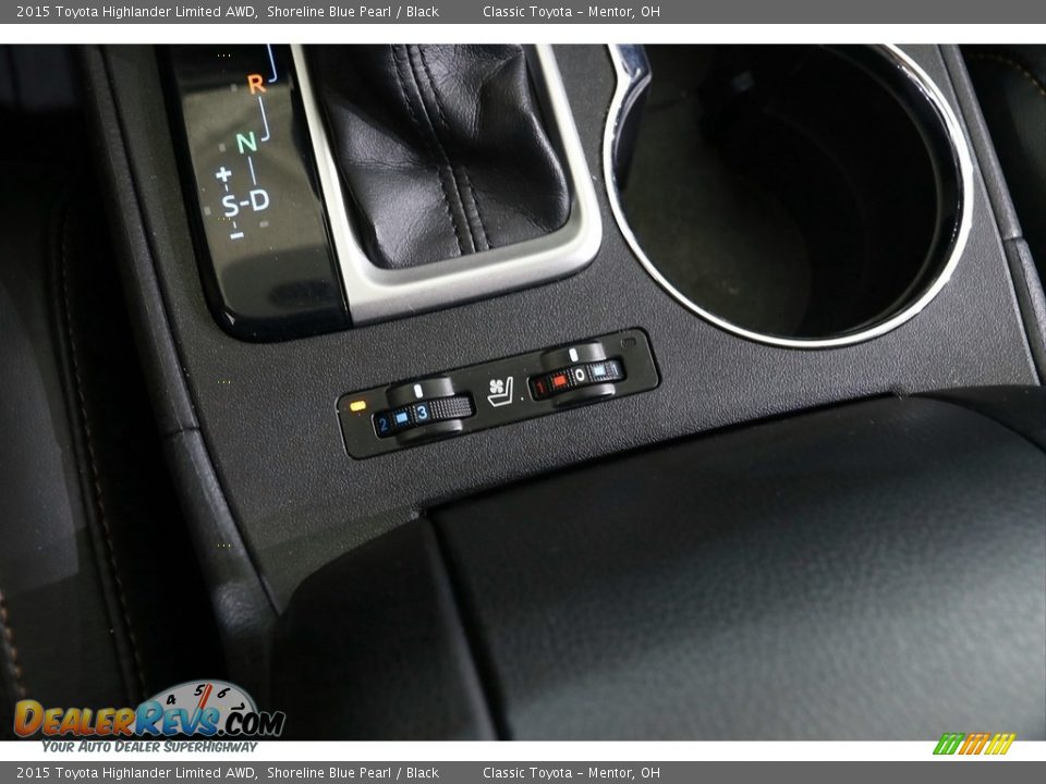 2015 Toyota Highlander Limited AWD Shoreline Blue Pearl / Black Photo #14