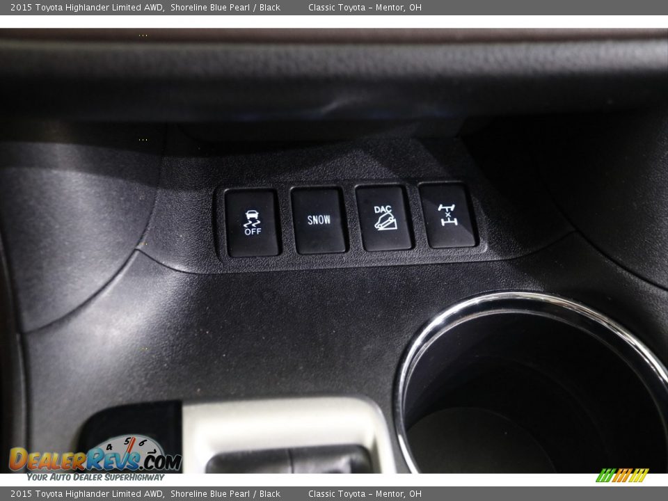 2015 Toyota Highlander Limited AWD Shoreline Blue Pearl / Black Photo #15