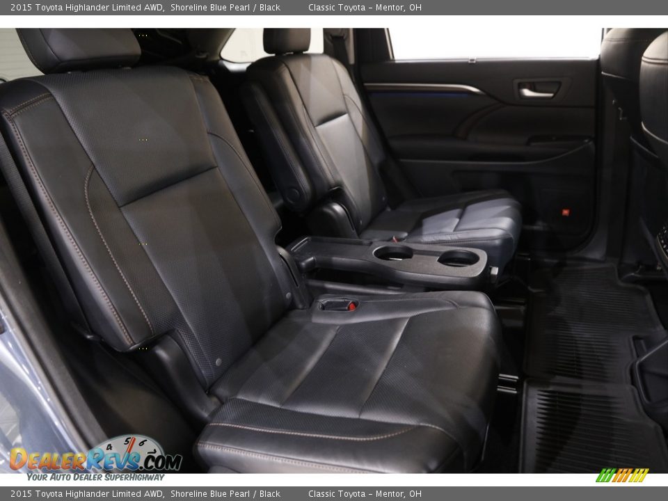 2015 Toyota Highlander Limited AWD Shoreline Blue Pearl / Black Photo #17