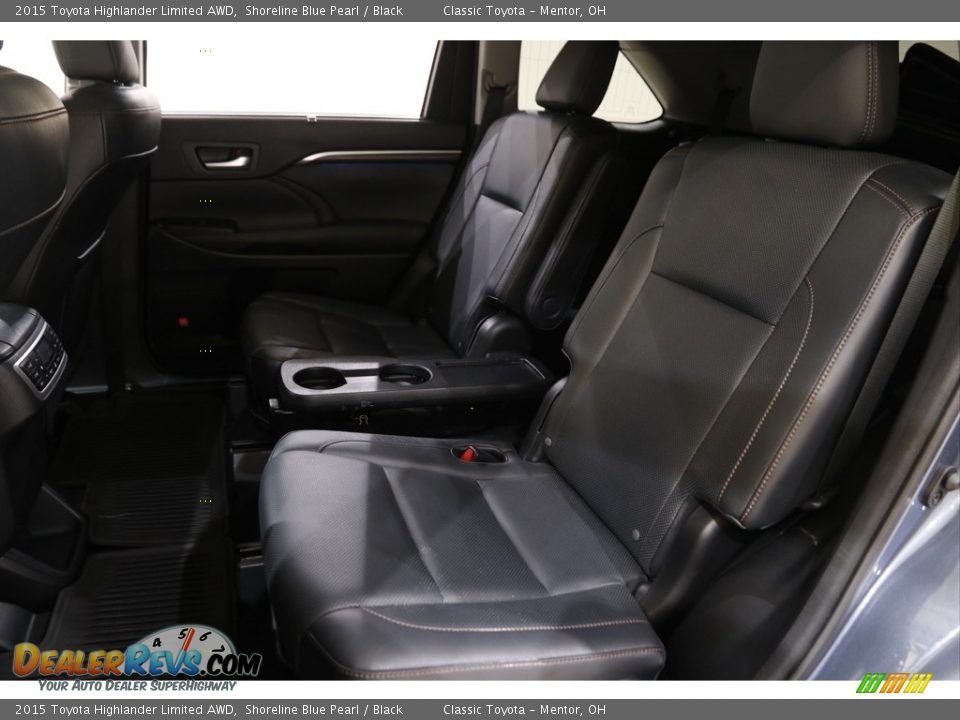 2015 Toyota Highlander Limited AWD Shoreline Blue Pearl / Black Photo #18