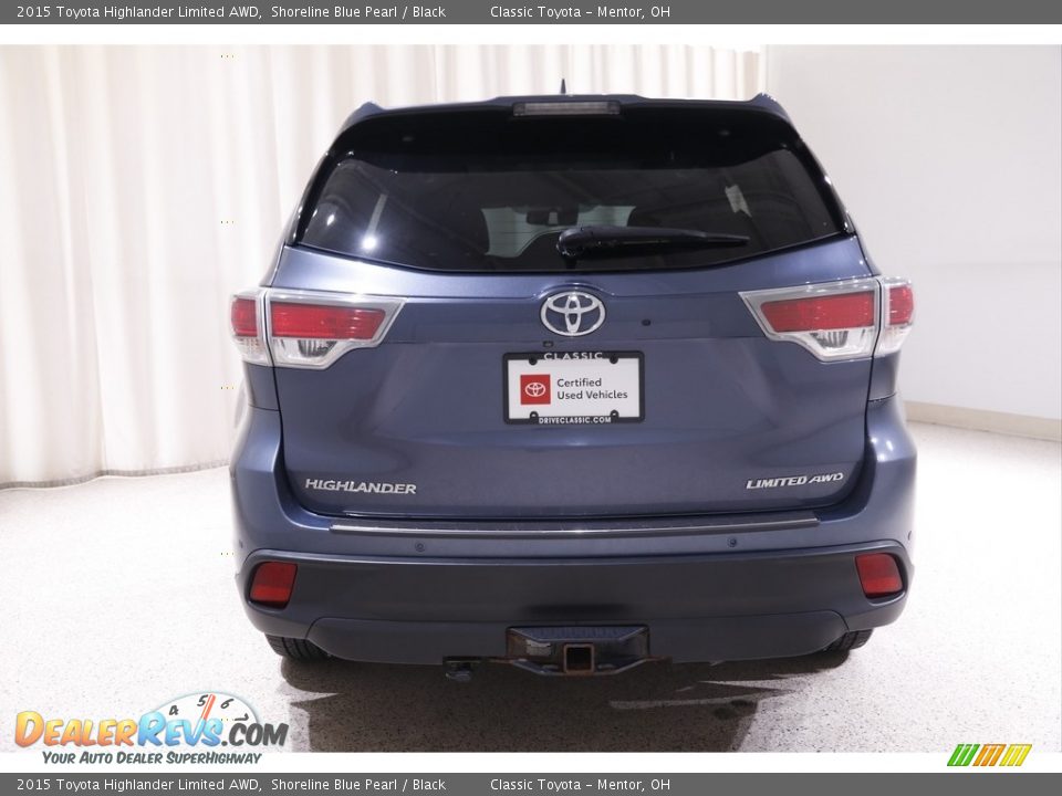2015 Toyota Highlander Limited AWD Shoreline Blue Pearl / Black Photo #20