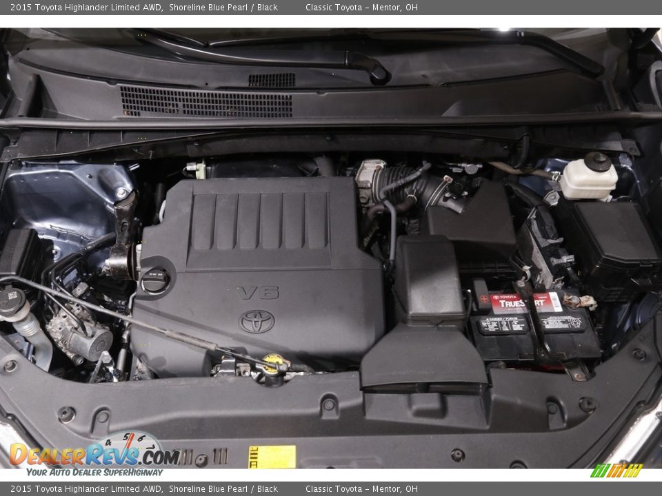 2015 Toyota Highlander Limited AWD Shoreline Blue Pearl / Black Photo #21
