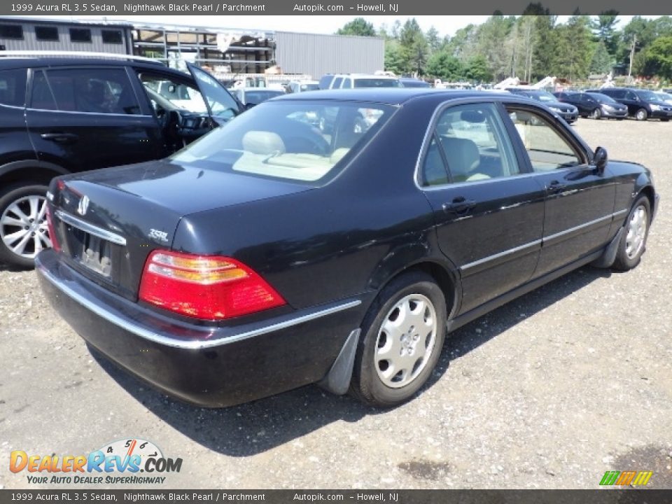 Nighthawk Black Pearl 1999 Acura RL 3.5 Sedan Photo #6