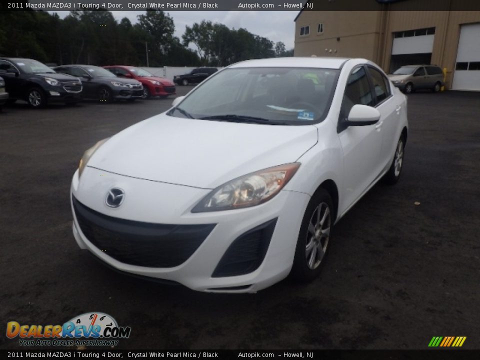 2011 Mazda MAZDA3 i Touring 4 Door Crystal White Pearl Mica / Black Photo #1