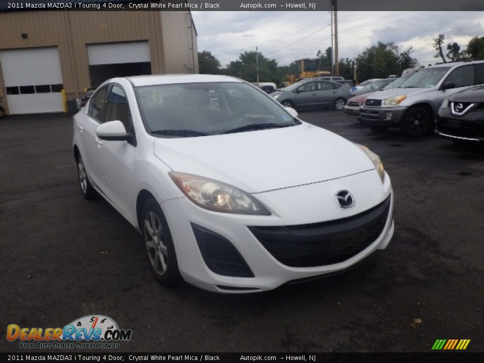 2011 Mazda MAZDA3 i Touring 4 Door Crystal White Pearl Mica / Black Photo #3