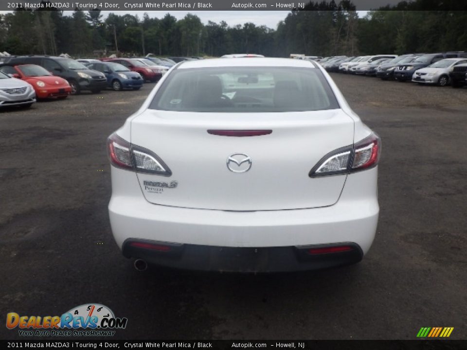 2011 Mazda MAZDA3 i Touring 4 Door Crystal White Pearl Mica / Black Photo #5