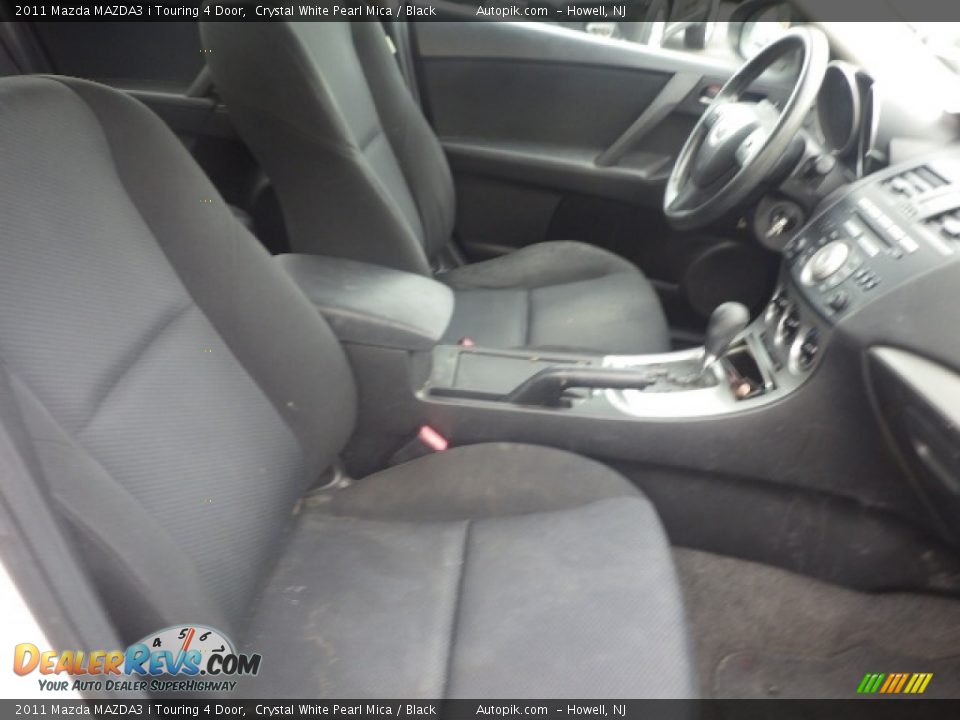 2011 Mazda MAZDA3 i Touring 4 Door Crystal White Pearl Mica / Black Photo #8