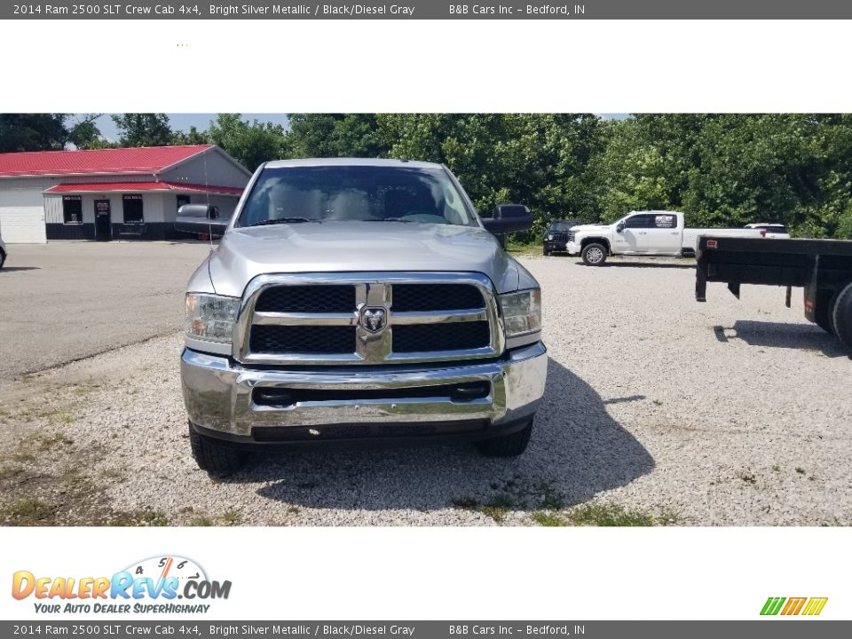 2014 Ram 2500 SLT Crew Cab 4x4 Bright Silver Metallic / Black/Diesel Gray Photo #3