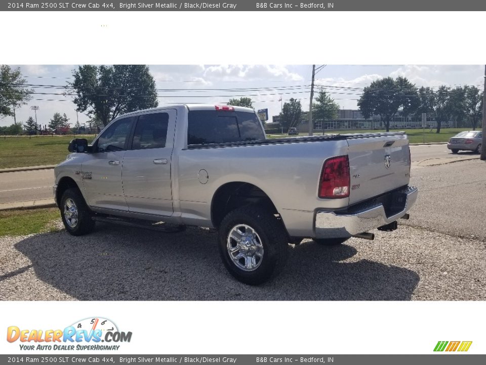 2014 Ram 2500 SLT Crew Cab 4x4 Bright Silver Metallic / Black/Diesel Gray Photo #6